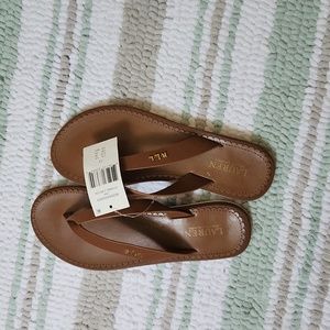 LAUREN Ralph Lauren RYANNE J Thong Sandals, Tan, 7